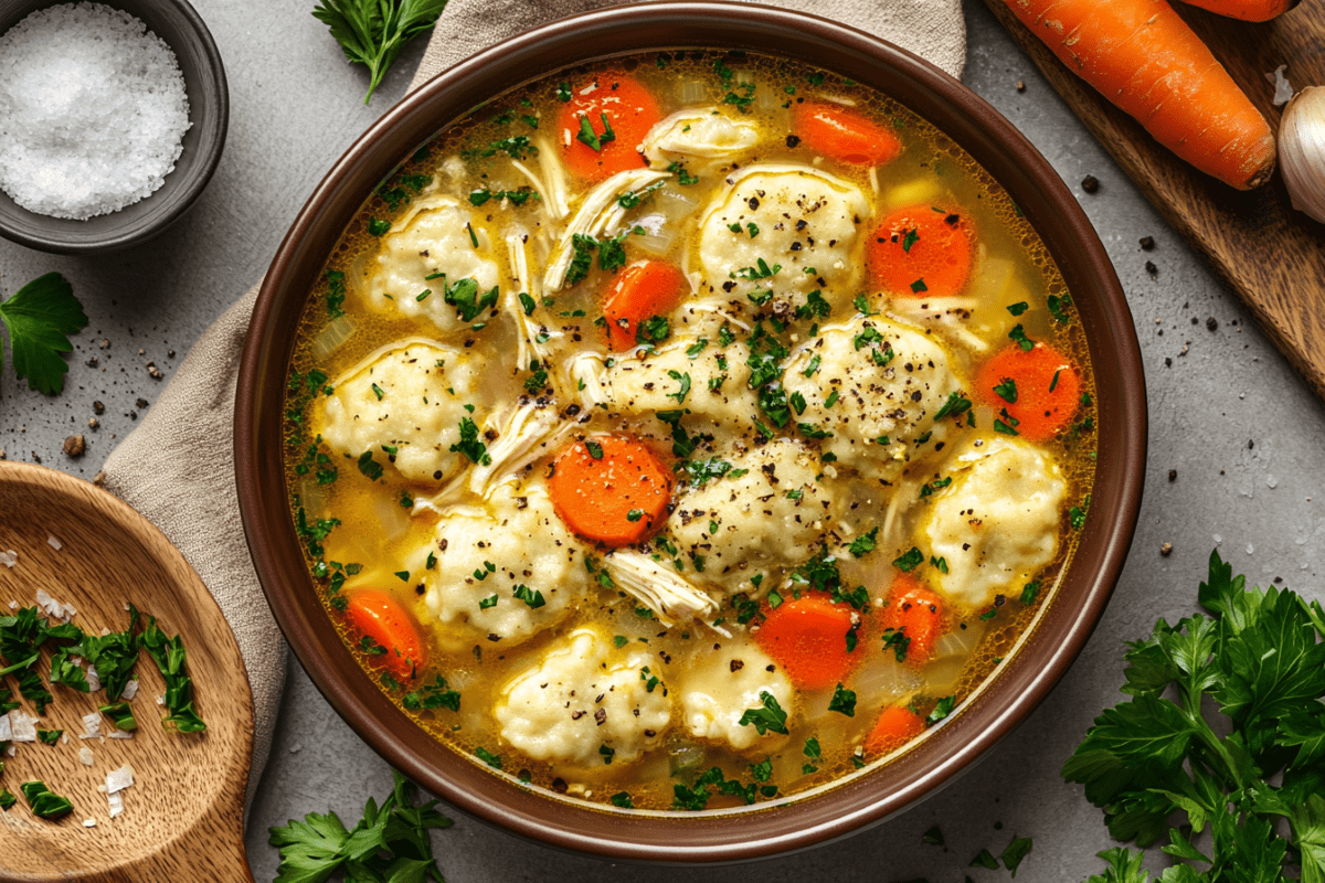 Delicious Chicken Dumpling Soup Recipe | Comforting & Hearty