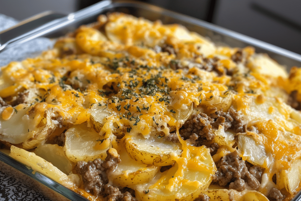 Hamburger Potato Casserole