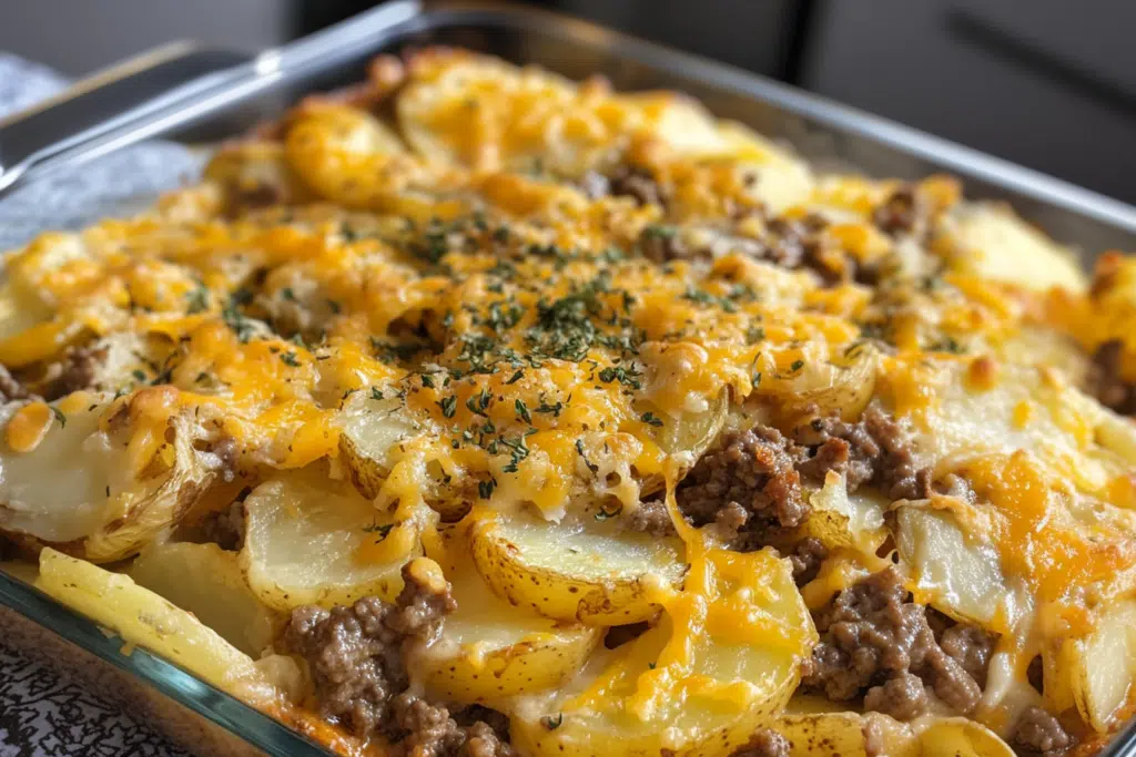 Hamburger Potato Casserole