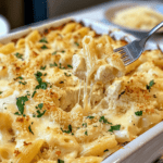 Garlic Parmesan Chicken Pasta Bake Creamy & Delicious Comfort Food Recipe