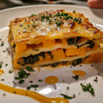 Butternut Squash and Spinach Lasagna