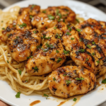 Garlic Butter Chicken with Buttered Noodles Simple & Flavorful Dinner