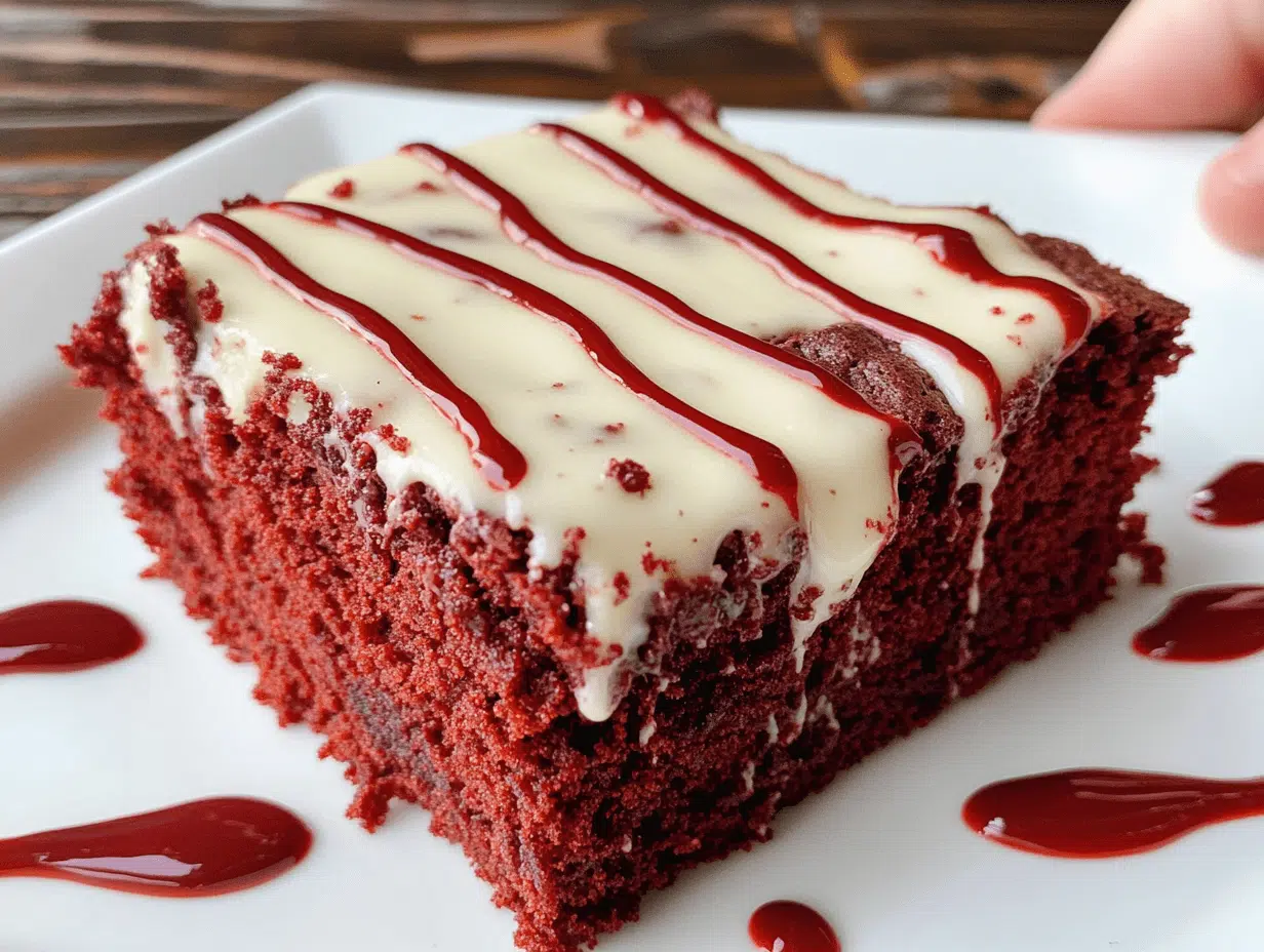 Red Velvet Brownies Recipe | Soft, Rich & Delicious