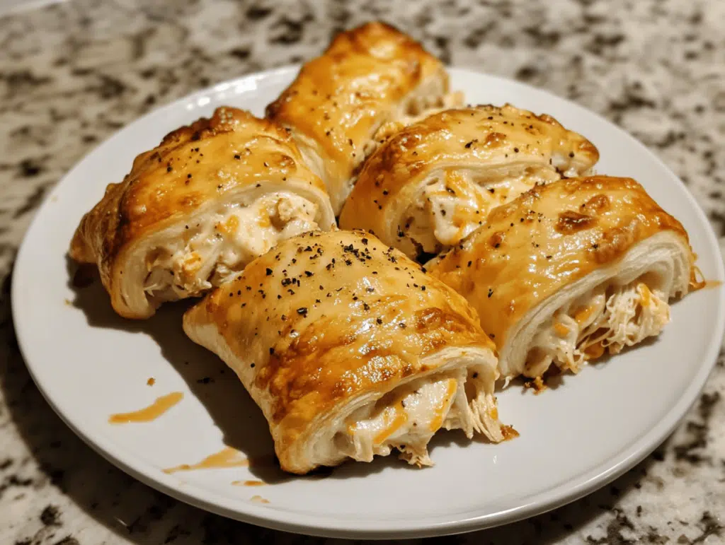 Chicken Stuffed Crescent Rolls