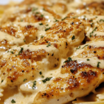 Easy Creamy Lemon Garlic Chicken with Parmesan Bowtie Pasta | Quick & Flavorful Meal