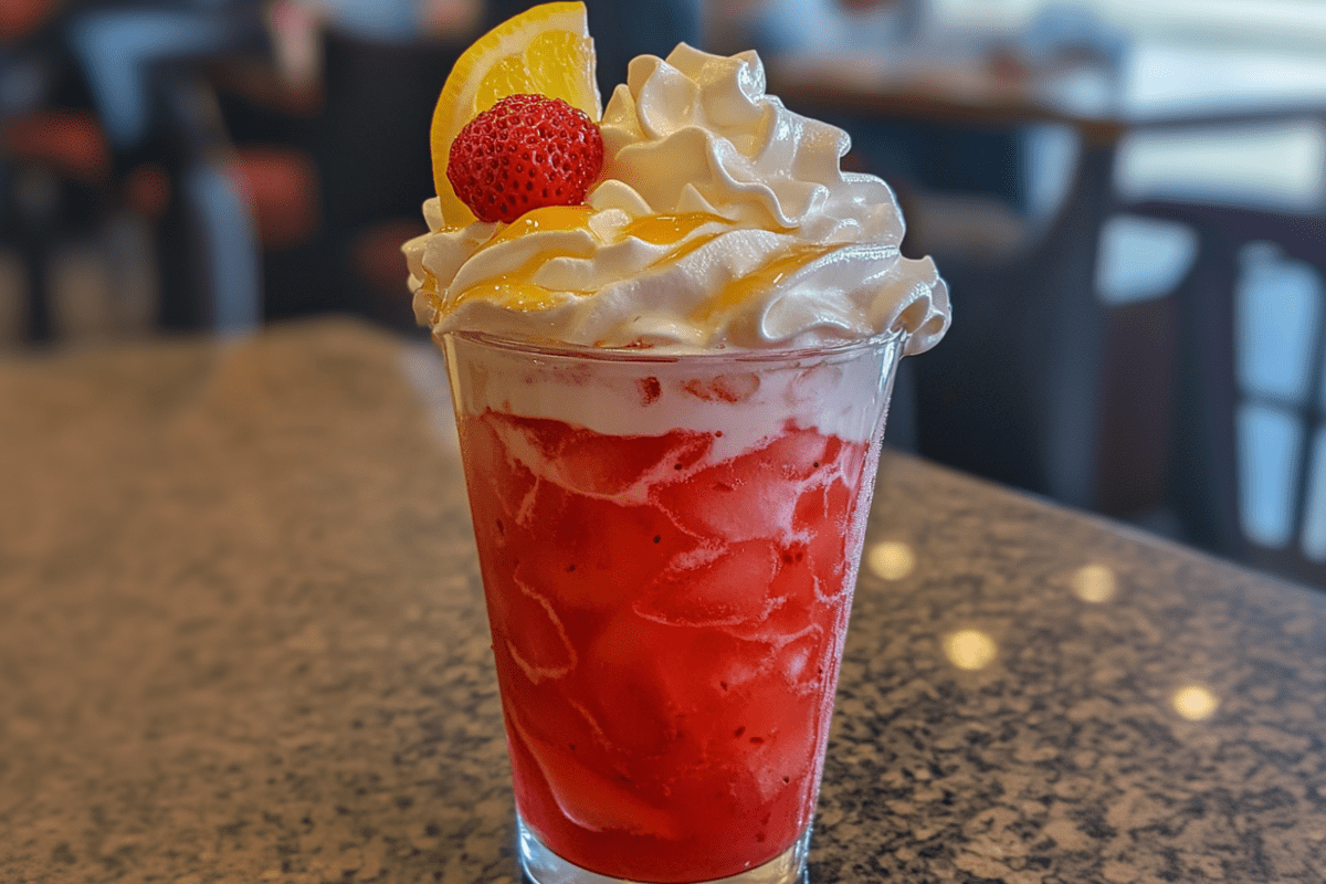 Whipped Strawberry Lemonade | Refreshing & Creamy Summer Drink