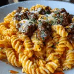 One-Pot Buffalo Steak Pasta with Creamy Honey Heat