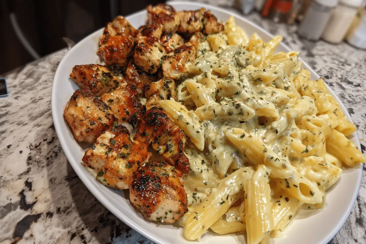 Cajun Garlic Butter Chicken Penne in Creamy Parmesan Sauce