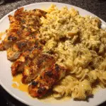 Cheesy Cajun Chicken Twisted Pasta in Garlic Parmesan Cream
