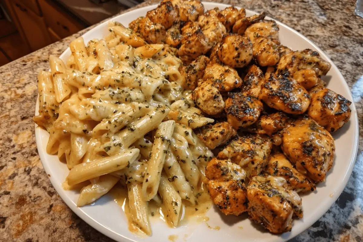 Chicken Penne in Cajun Mozzarella Garlic Butter Sauce