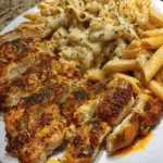 Creamy Cajun Chicken Pasta with Parmesan, Garlic, and Mozzarella