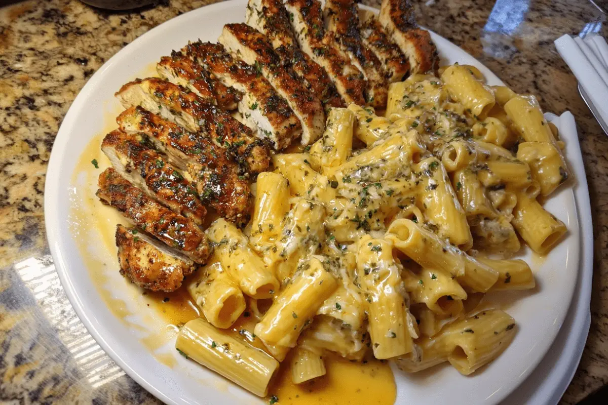 Creamy Velveeta Four‑Cheese Chicken with Penne Pasta