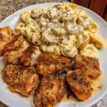 Cheesy Garlic Chicken Tortellini in Velvety Cream Sauce