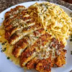 Chicken Smothered in Cheesy Alfredo Three-Cheese Spaghetti Sauce