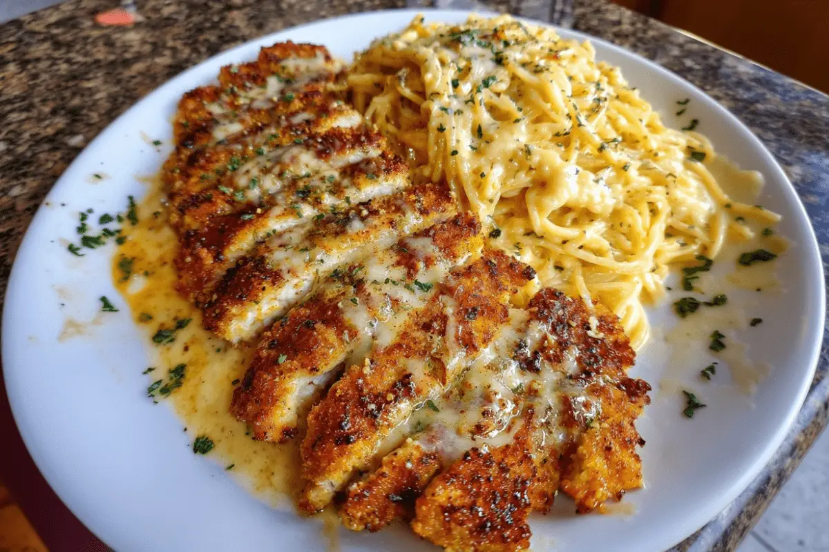 Chicken Smothered in Cheesy Alfredo Three-Cheese Spaghetti Sauce