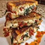 Sun-Dried Tomato, Spinach, and Ricotta Grilled Cheese