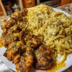 Velveeta Chicken Linguine in Cajun Garlic Alfredo Sauce