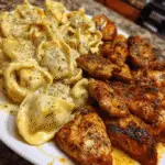 Velveeta Garlic Chicken Tortellini in Cajun Alfredo Cream