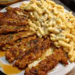 Creamy Rigatoni Alfredo with Cajun Chicken Strips