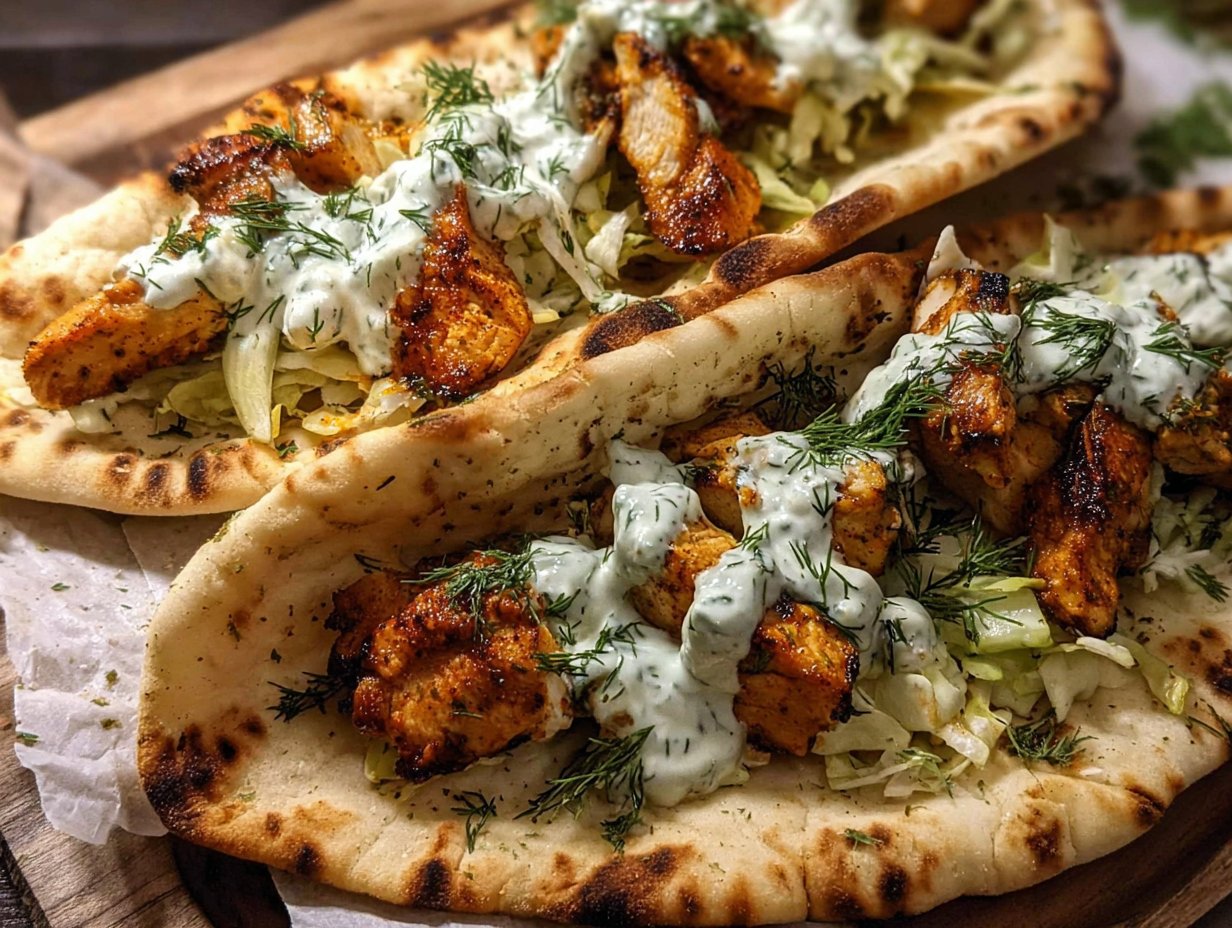 Sheet Pan Chicken Pitas with Herby Ranch