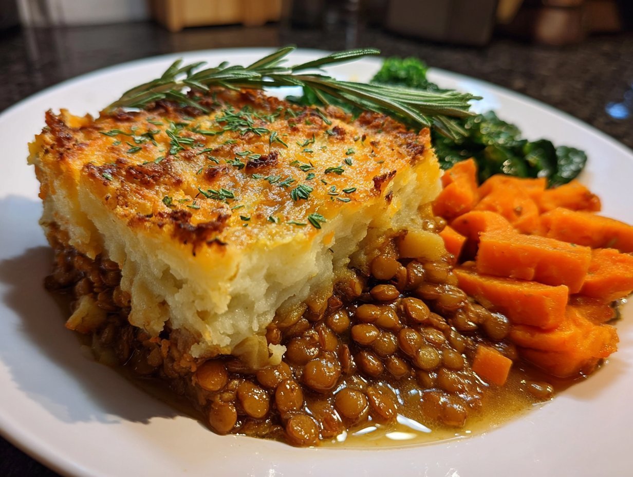 Sweet Potato & Lentil Shepherd’s Pie: A Comforting Delight!