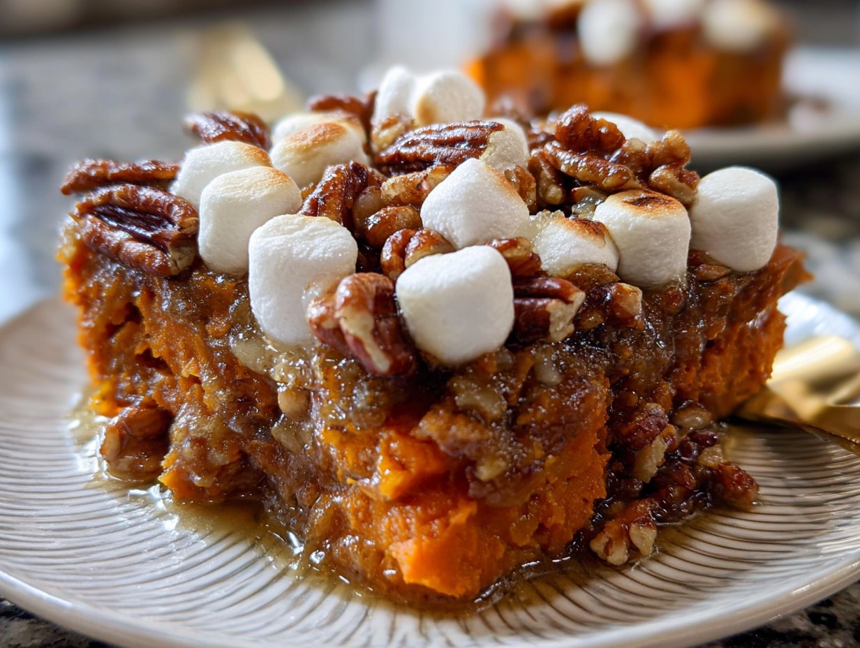 Southern Maple Sweet Potato Casserole