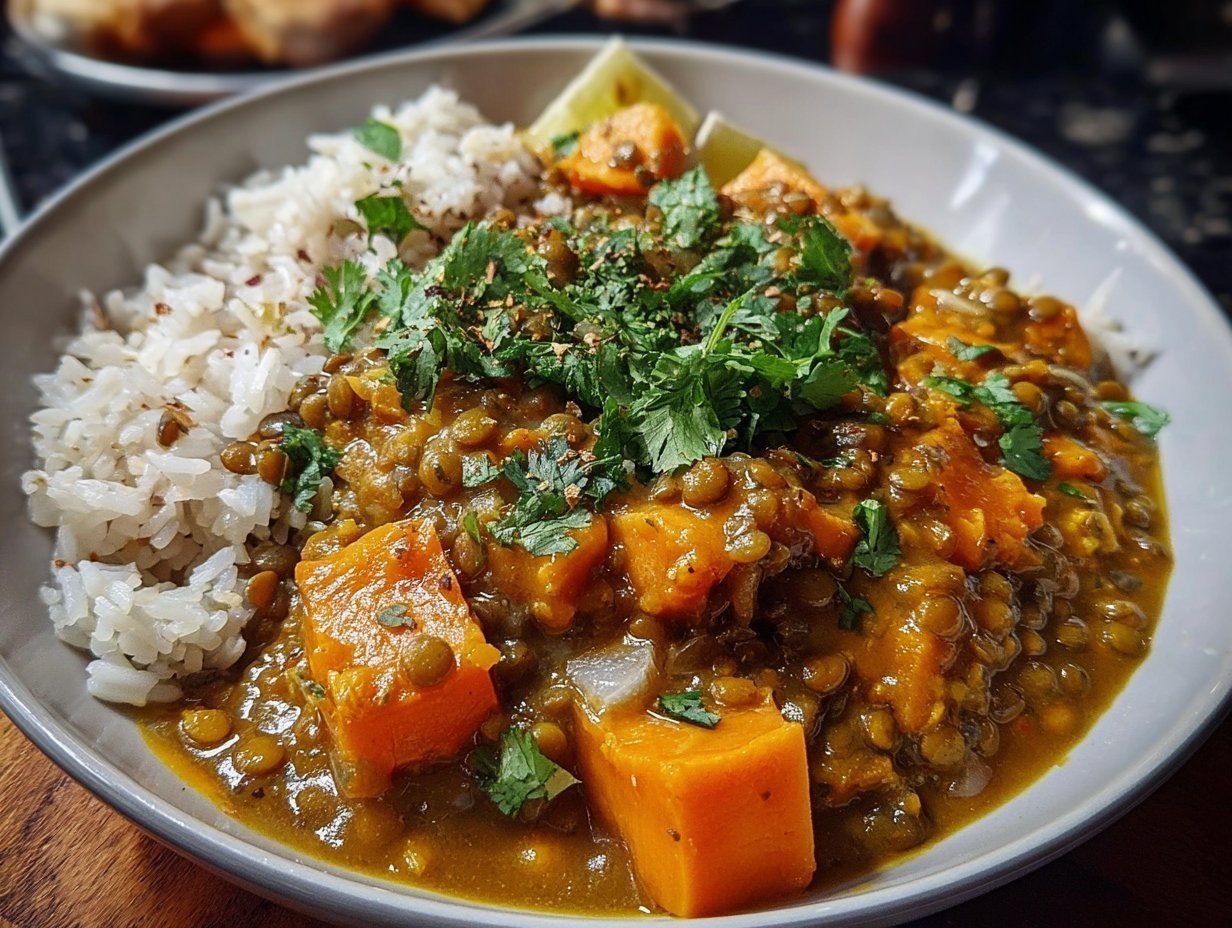 Lentil & Sweet Potato Curry