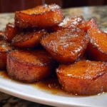 Delicious Southern candied yams served on a festive table
