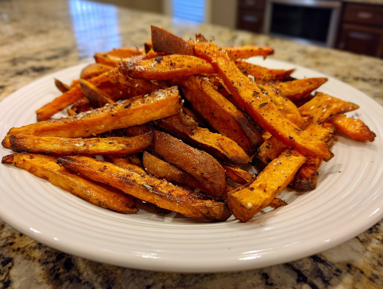 The Best Crispy Baked Sweet Potato Fries