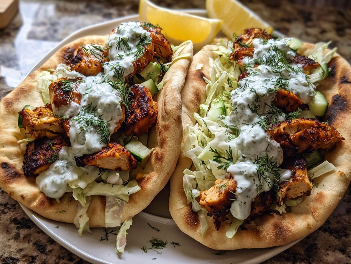 Sheet Pan Chicken Pitas with Herby Ranch
