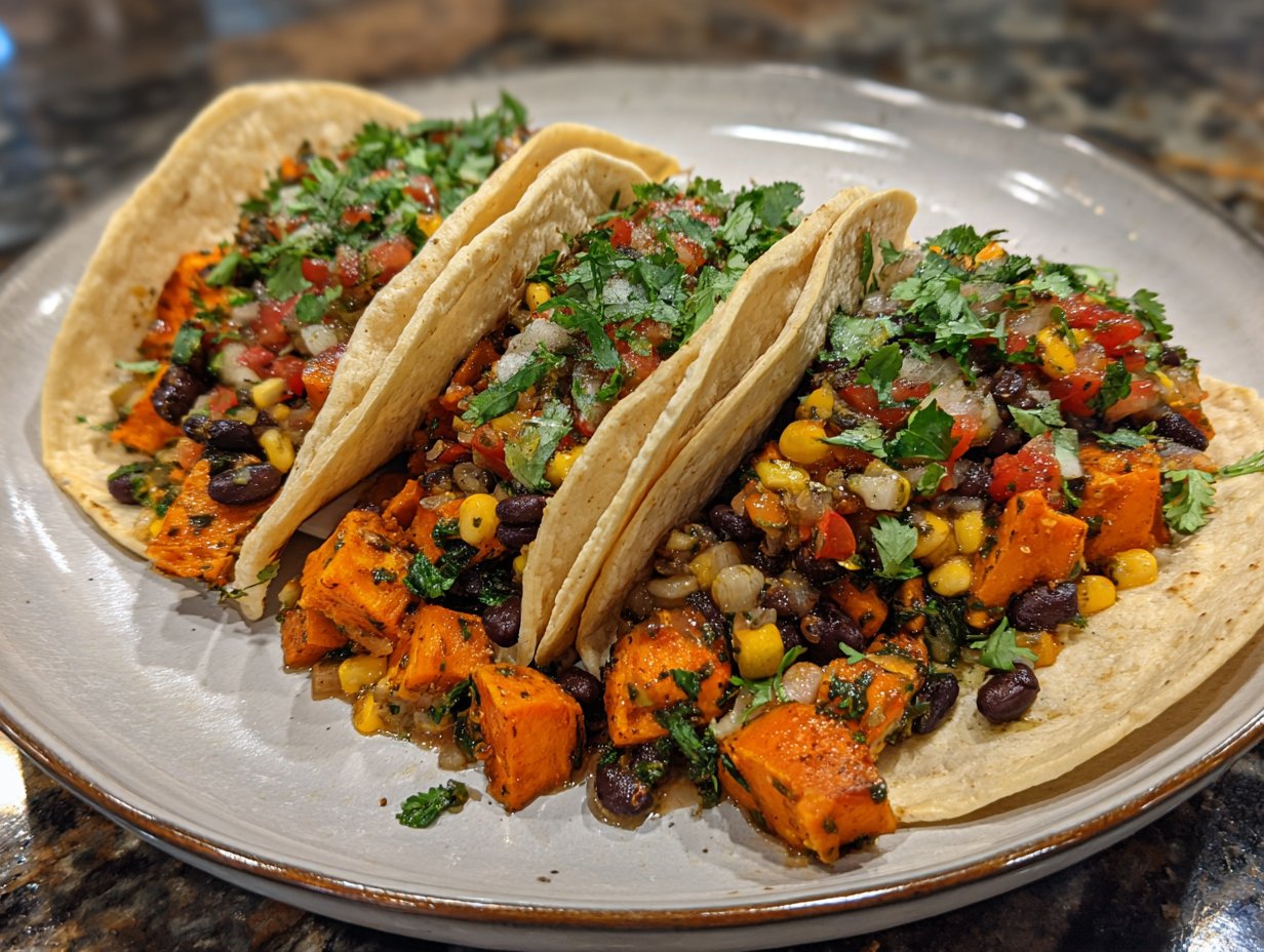 Sweet Potato & Black Bean Tacos