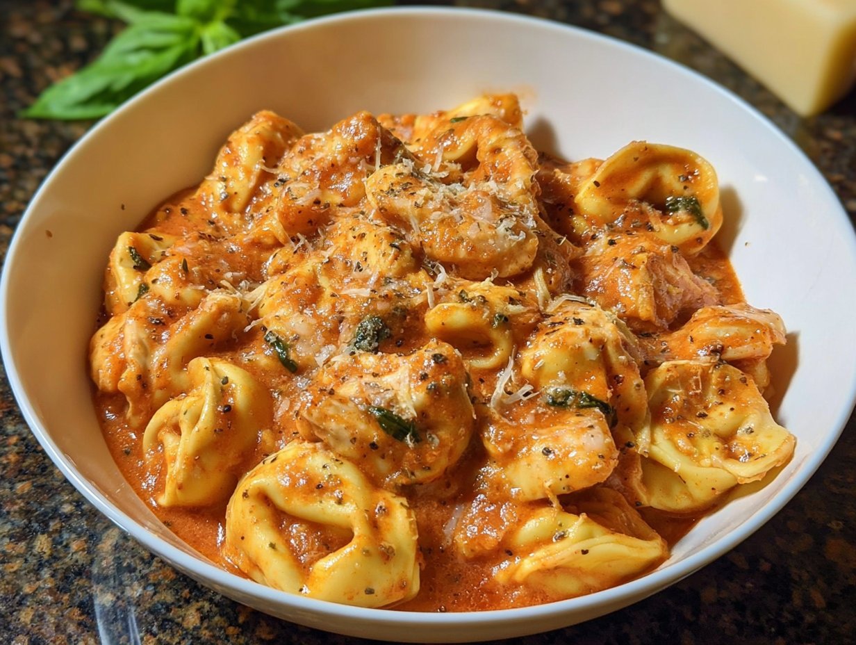 CrockPot Chicken Tortellini