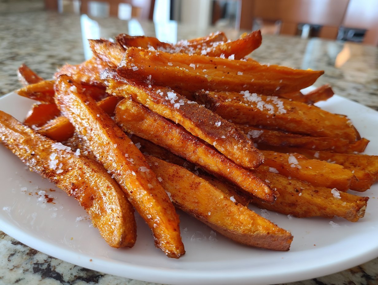 The Best Crispy Baked Sweet Potato Fries
