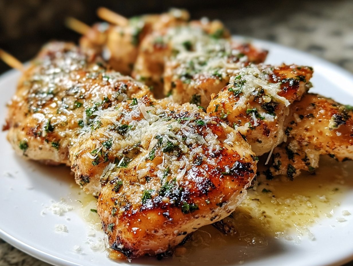 Blackstone Garlic Parmesan Chicken