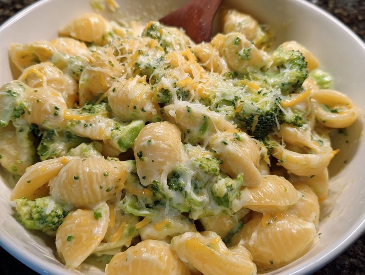 One Pot Healthy Broccoli Mac and Cheese
