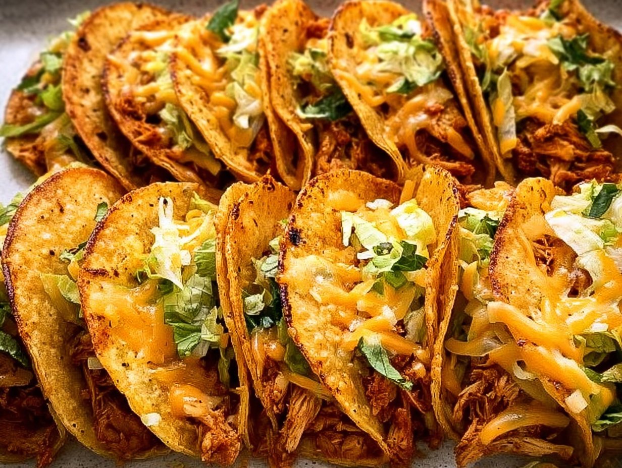 Mini Baked Chicken Tacos