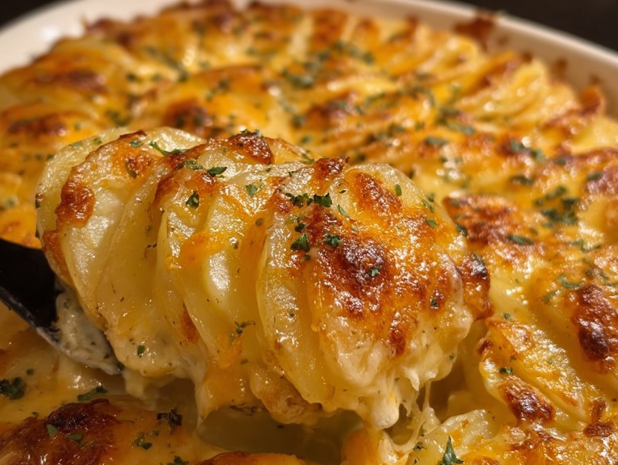 Easy Cheesy Scalloped Potatoes