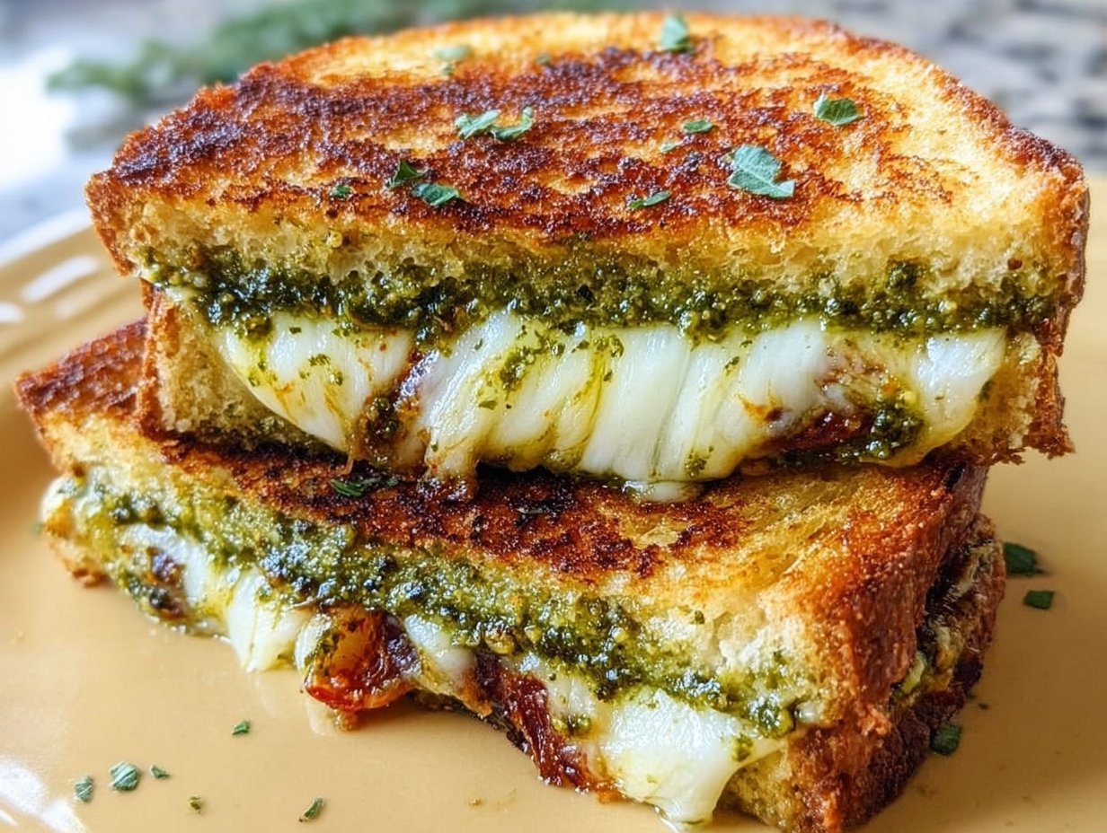 Pesto Grilled Cheese