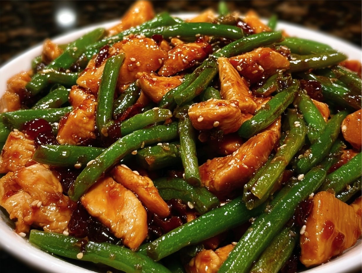 Chicken and Green Bean Stir-Fry