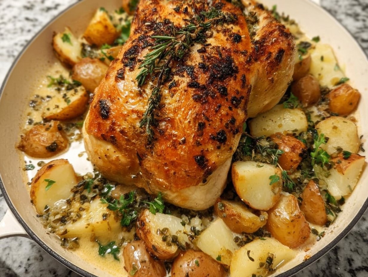 Dutch Oven Roast Chicken