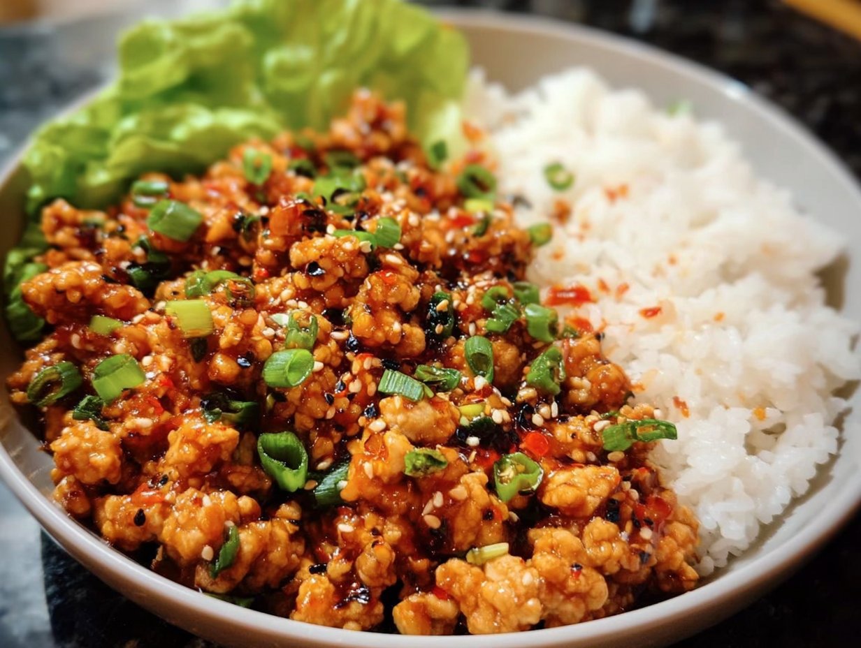 Low Carb Firecracker Ground Chicken