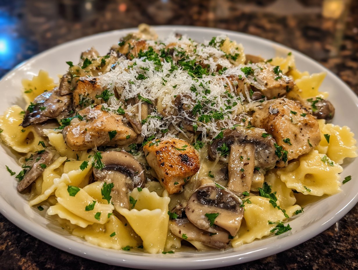 Chicken Marsala Pasta