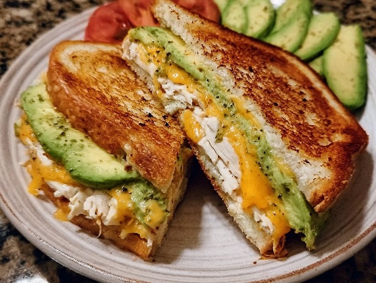 Chicken Avocado Melt Sandwich