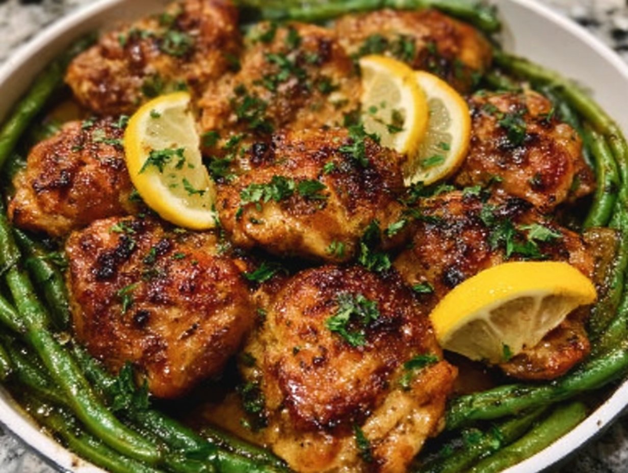 Lemon Garlic Butter Chicken Thighs