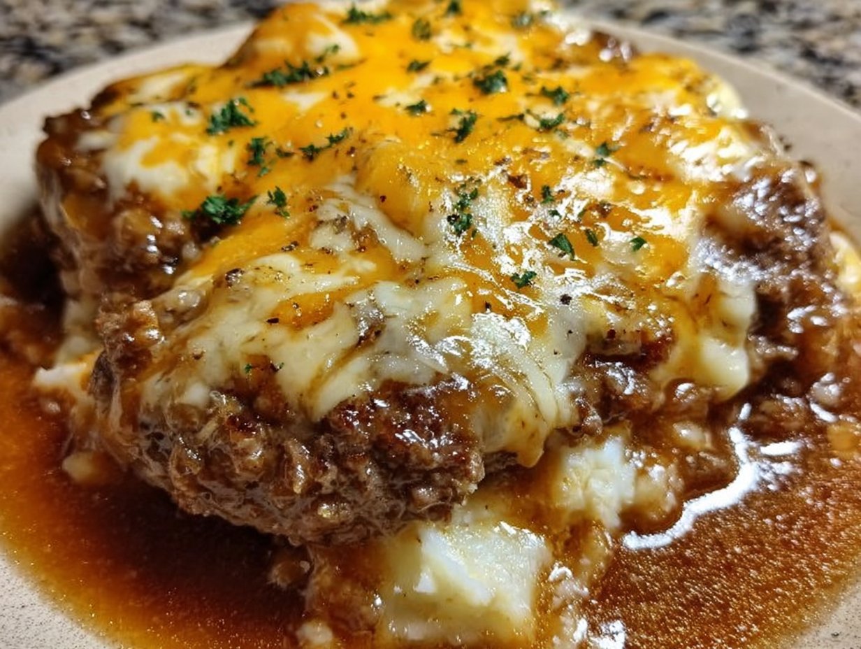 Amish Hamburger Steak Bake