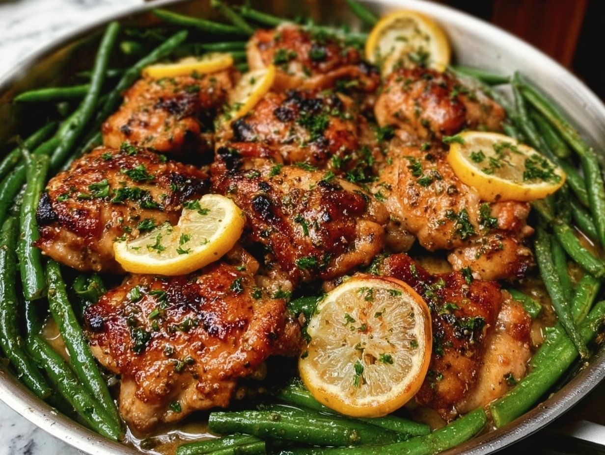 Lemon Garlic Butter Chicken Thighs
