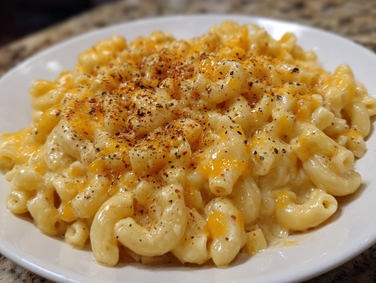 One Pot Creamy Mac and Cheese (Stovetop)