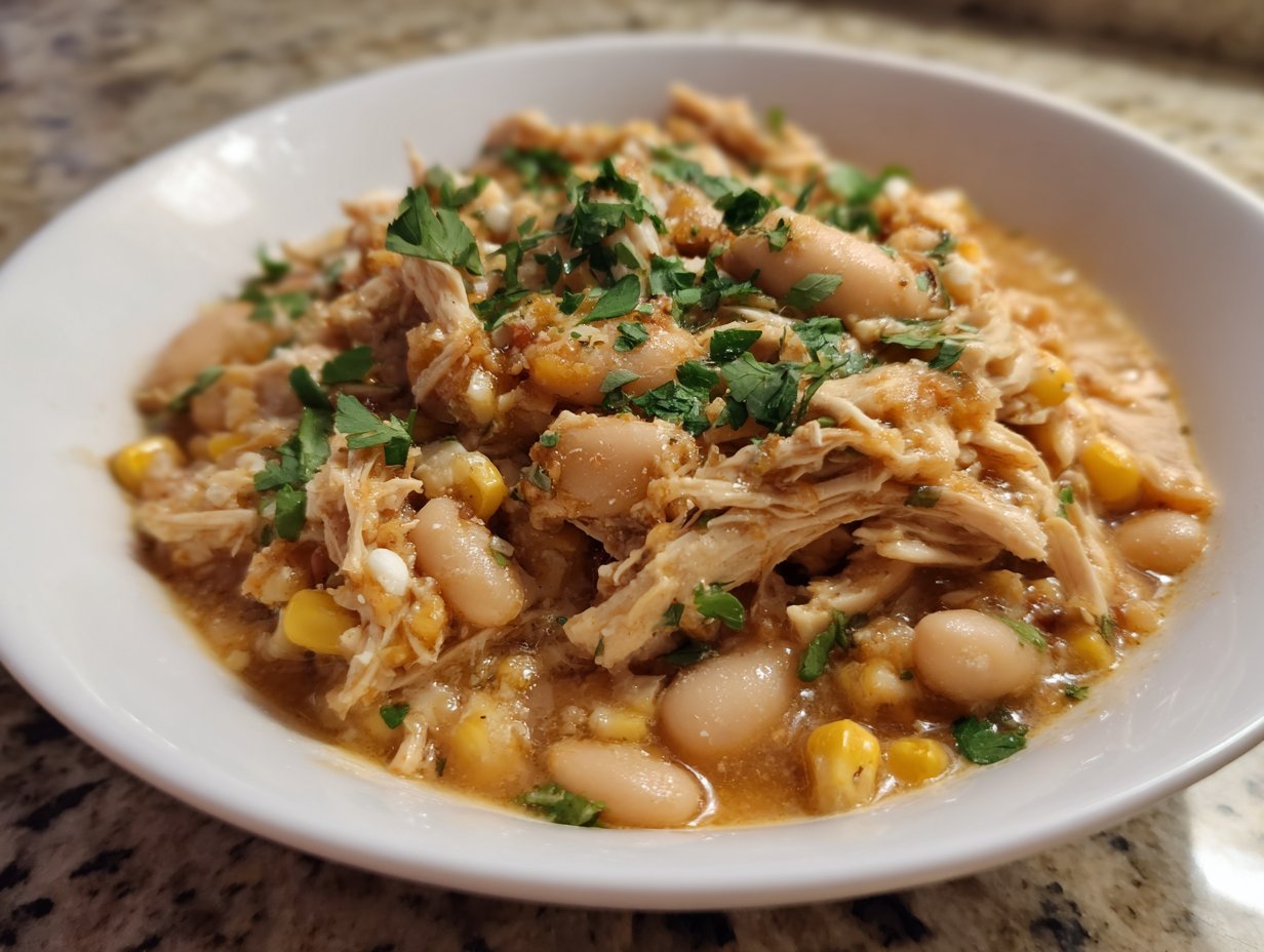 Healthy High Protein White Chicken Chili