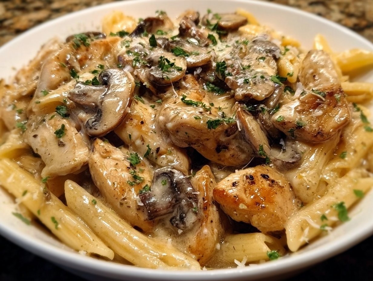 Chicken Marsala Pasta
