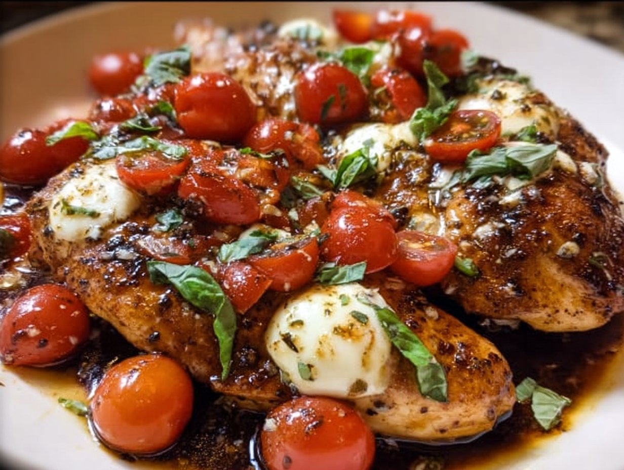 One-Pan Juicy Chicken with Balsamic Sauce
